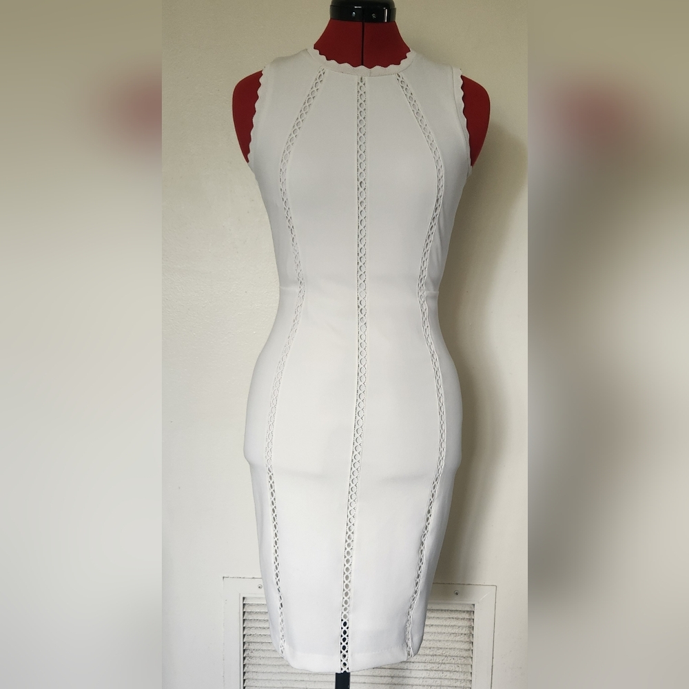 Tommy Hilfiger white sheath dress
